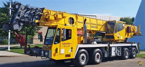 Grove Tms870b 70 Ton Telescopic Truck Crane For Sale Hoists And Material