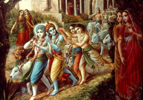 009 Krsna And Cowherd Boys Jiva Ananda Yoga