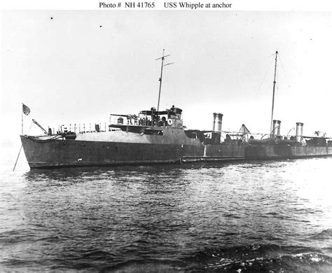 Usn Ships Uss Whipple Torpedo Boat Destroyer 15