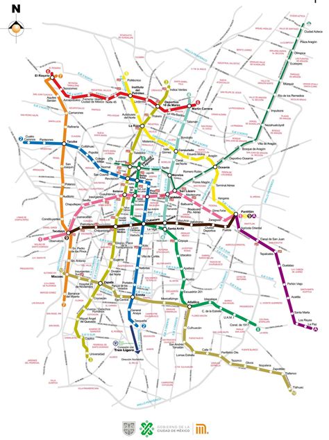 Mapa De La Red Con Calles En 2020 Mapa Del Metro Metro Ciudad De