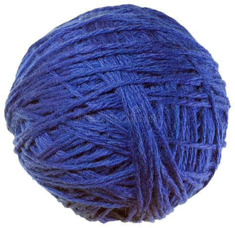 Ball Of Wool Stock Image Image Of Blue Isolated Ball 22596377