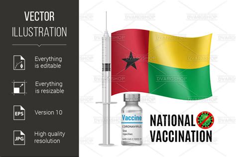 Immunization Icon Of Guinea Bissau By Dvargshop Thehungryjpeg