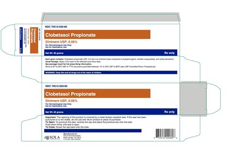 Clobetasol Fda Prescribing Information Side Effects And Uses