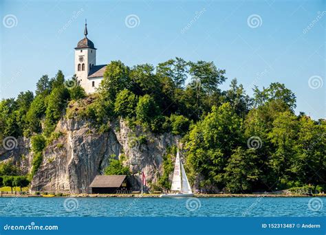 Johannesberg Kapelle Traunkirchen Und See Traunsee In Salzkammergut