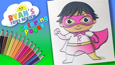 It's better to show their talent earlier so you can enhance it and develop it. Ryan ToysReview Coloring Page #ForKids Learn coloring with ...