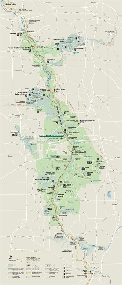 Maps Cuyahoga Valley National Park Us National Park Service