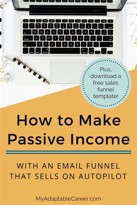 Others specialize in money management for investors. How to Make Passive Income With an Email Funnel That Sells ...