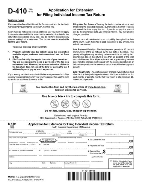 Printable Nc Form D 410 Fill Out And Sign Online Dochub