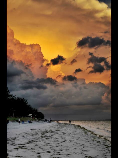 Storm At The Beach Sky Art Sunset Beach Florida Sunset