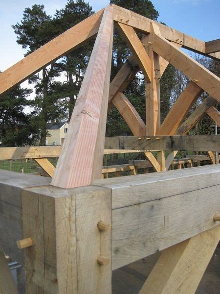 See more ideas about hip roof, timber frame, timber. Pin by Alex Villegas on Techos | Timber frame joinery ...