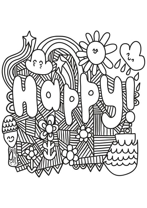 1484 x 1920 file type: Stress relief coloring pages - Coloring pages for kids