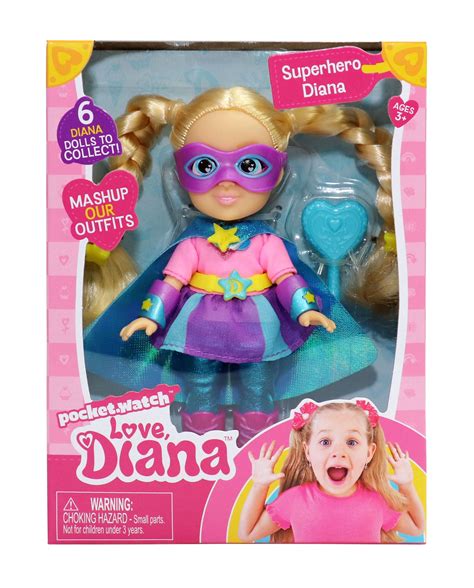 Love Diana Superhero 6 Doll