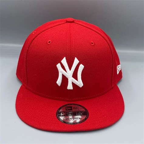 New York Yankees Basic 9fifty New Era Red Snapback Hat Usa Cap King