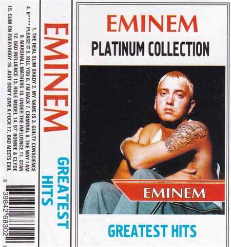 Eminem Greatest Hits Cassette Discogs