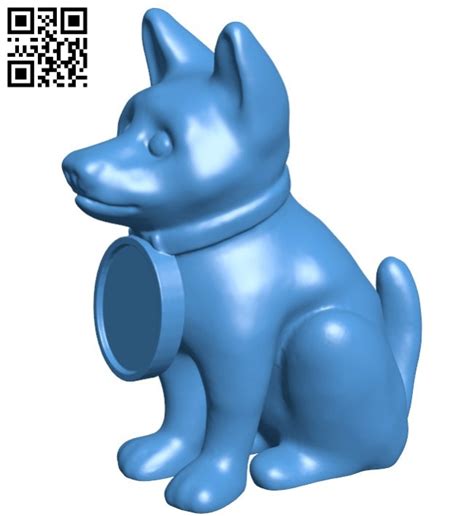 Puppy Dog With Collar B006074 Download Free Stl Files 3d Model For 3d