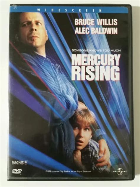 Mercury Rising Dvd 1998 Widescreen Bruce Willis Alec Baldwin Kim