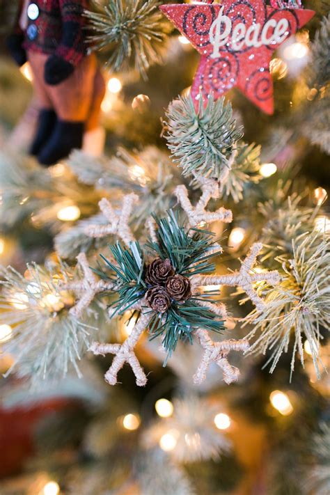 Christmas tree ornaments add the final touch to your holiday setup. This Metal Jute Snowflake Ornament is a new addition to ...