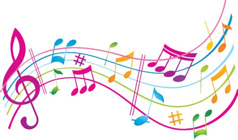 Download Colorful Music Note Transparent Background Hd Transparent
