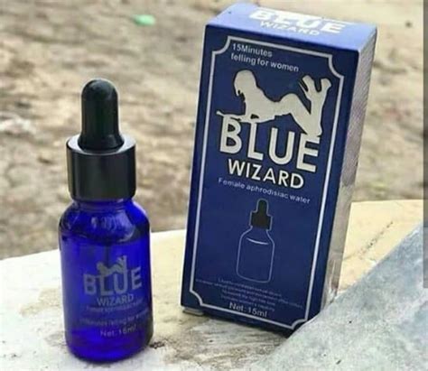 Blue Wizard Female Sex Drops Aphrodisiac Liquid Increase Sexual Desire