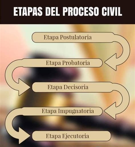 Etapas Del Proceso Civil Estudiantes De Derecho Libros De Derecho
