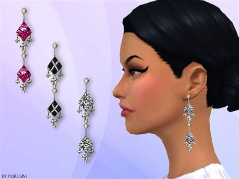Sims 4 Ccs The Best Earrings By Puresims