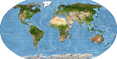 Printable World Map With Countries