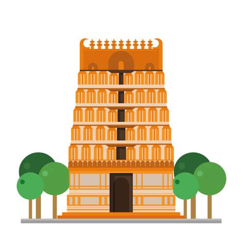 Cartoon Of Hindu Temple Illustrations Royalty Free Vector Graphics