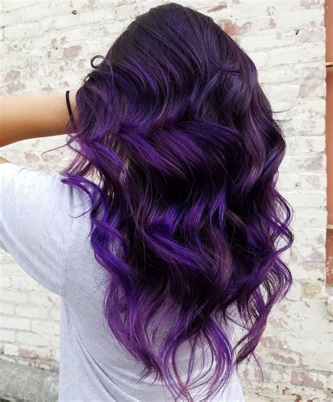 💀violet💀 Bold Hair Color Trendy Hair Color Ombre Hair Color Hair Dye