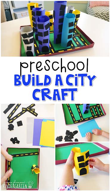 Preschool Construction Activity Build A City Project With Construction