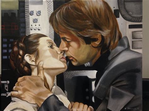 Han And Leia Kiss