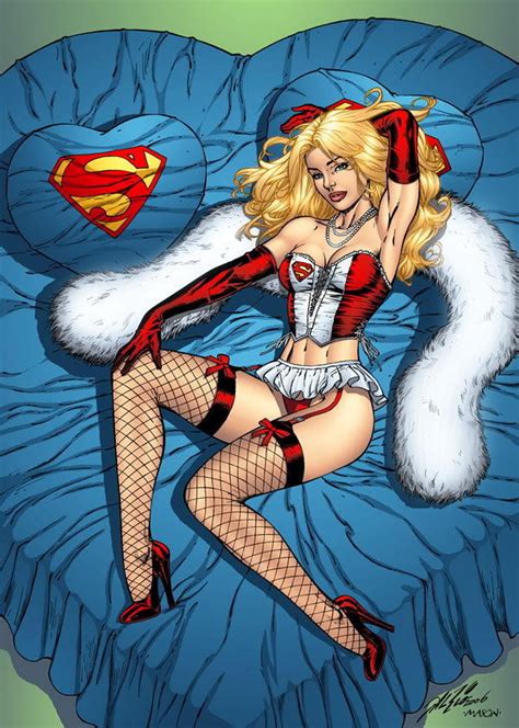 Sexy Supergirl Toon Super Seductive Supergirl Lustful Lad