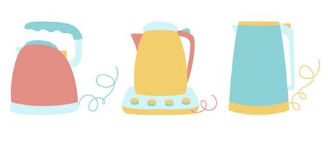 Set Of Of Kettles Royalty Free Vector Image Vectorstock