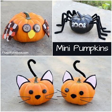 Easy Pumpkin Decorating Ideas Frugal Fun For Boys And Girls