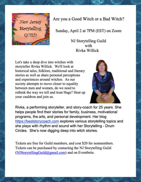 New Jersey Events — New Jersey Storytelling Network