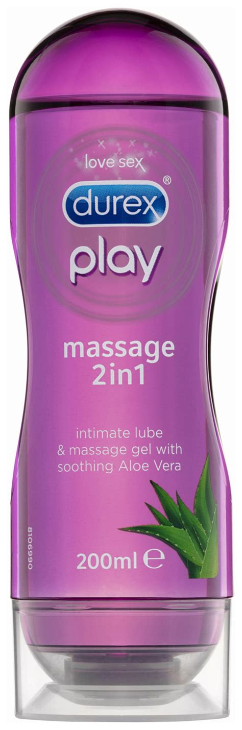 Durex Play Aloe Vera 2 In 1 Massage Gel Intimate Lubricant 200ml Rb