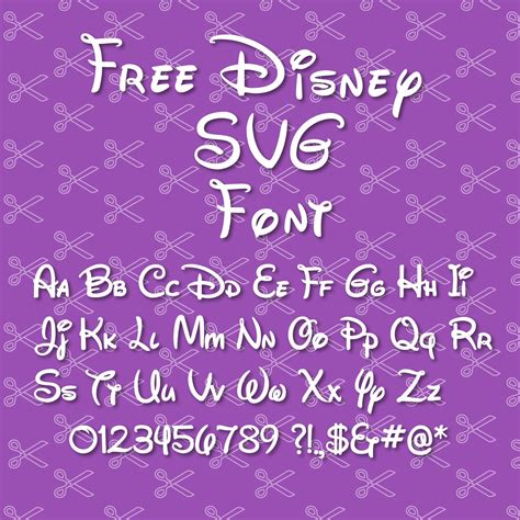 Disney Alphabet Font Download