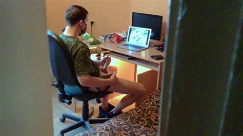 straight army guy secretly watching gay porn xxx mobile porno videos and movies iporntv
