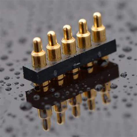 Adapter Oem Pcb Board Application Battery Spring Loaded Brass Pogo Pin