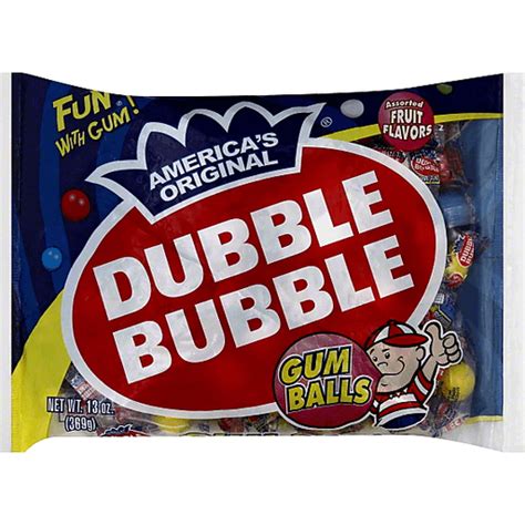 Dubble Bubble Gum Balls Assorted Fruit Flavors Shop Edwards Food Giant