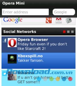 Opera mini 8.0.35626 as update 1 is now available for download as a latest version for java powered mobiles and as opera mini 8.0.35659 for the blackberry devices. Opera Mini cho BlackBerry 8.0.1 - Trình duyệt web cải tiến cho BlackBerry