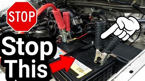 I know it can be done the normal way. Do not JUMP START a car if it reverse spark, let me explain. How to destroy your jump box.T36 ...