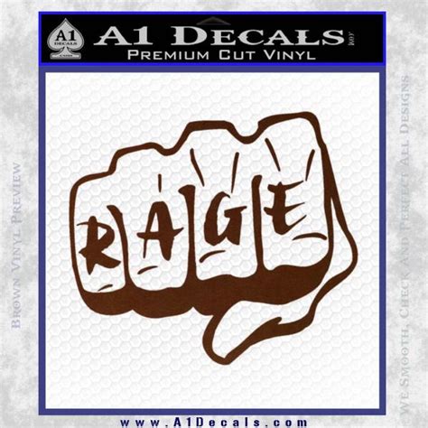 Mma Fist Rage Decal Sticker Ufc A1 Decals