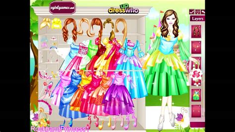 Barbie Princess Dresses Dress Up Game Dress Up Who Youtube