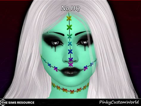 The Sims Resource Facepaint N5 Elizabeth V1 Mouth Scar