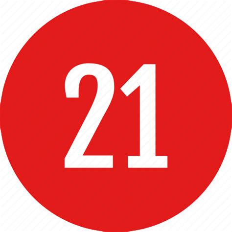 Number 21 Icon Download On Iconfinder On Iconfinder
