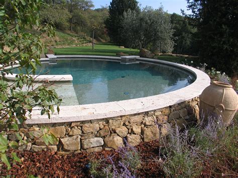 The Need To Place This Pool Delved Into The Tuscan Hills In The Only