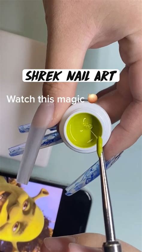 Fun Nails Alert Get Playful With Shrek Nails Diy Tutorial For A