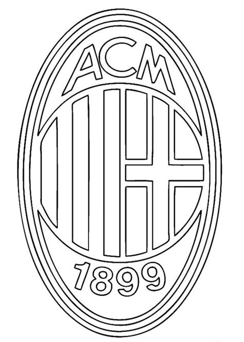 Ac Milan Coloring Pages Pdf To Print Coloringfolder Disegni Da