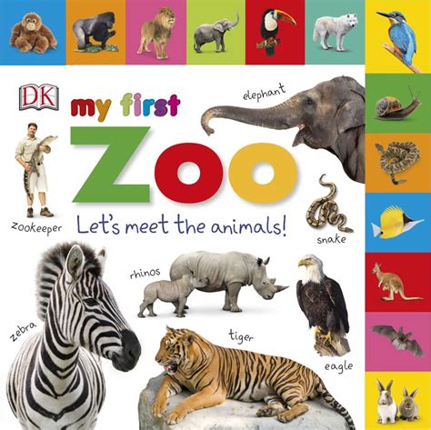 Tabbed Board Books My First Zoo Dk Us
