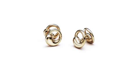 Elsa Peretti® Eternal Circle Cuff Links In 18k Gold Tiffany And Co